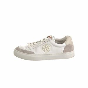 Tory Burch Cream and Gray Casual Sneakers